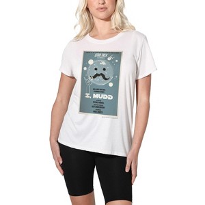 Women's Star Trek Tos Episode 37 Loose T-Shirt White - 1 of 4