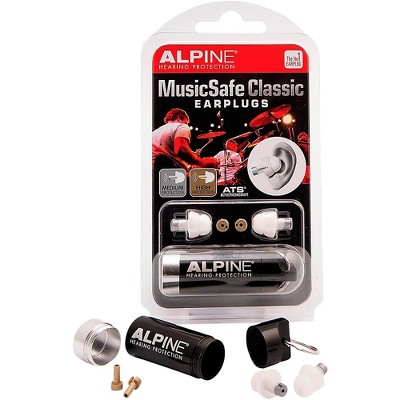 Alpine Hearing Protection MusicSafe Classic Earplugs