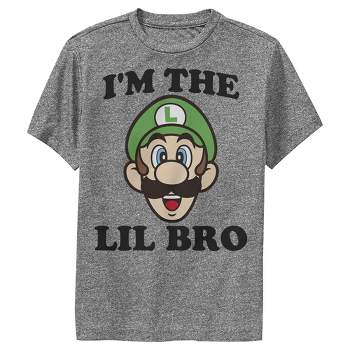 Boy's Nintendo Luigi Little Brother Performance Tee