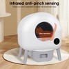 Gulches Litter Box - 2.2lb-23lb Cat Can Use,100L  Cat Litter Box Self Cleaning,Extra Large for Multiple Cats - 4 of 4