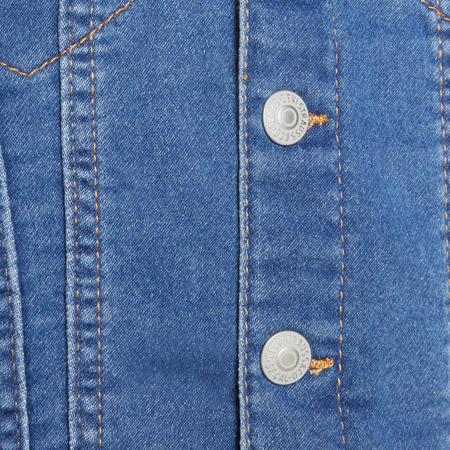 Куртка Levi's Indigo Trucker Jacket - Medium Wash для мальчиков-малышей — фото 4