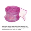 Unique Bargains Gift Wrapping Wide Sheer Wired Pastel Shimmer Iridescent Chiffon Ribbons 1 Pc - 3 of 4