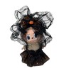Lacey Black Pumpkin Print Halloween Outfit for Labubu Dolls - 2 of 4