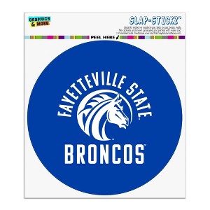 Fayetteville State Tigers Logo Automotive Car Window Locker Circle Bumper Sticker - 1 of 4