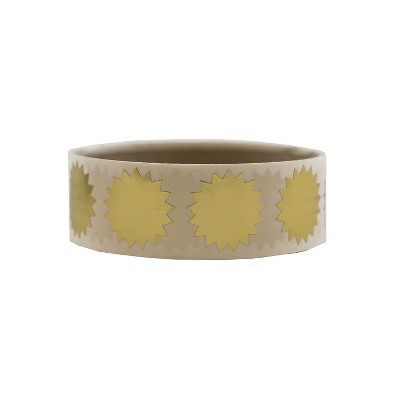 JAM Paper Circle Round Label Wafer Seals w/Serrated Edges 0.75" Diameter Gold 2263765