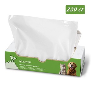 Covfresh Odor Disposal Pet Waste Bags -SS-220 Count, Durable & Unscented, For Dog Walk and Cats Litter - 1 of 4