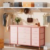 10-Drawer Dresser & TV Stand with Power Outlet, Bedroom Storage with Metal Frame for 55'' TV, Entryway, Closet - 2 of 4