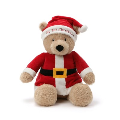 stuffed christmas bear