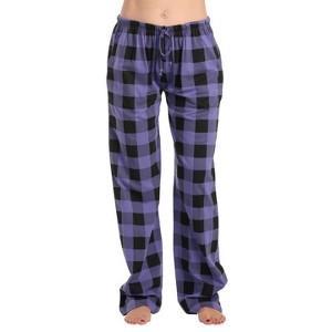 Just Love 100% Cotton Jersey Women Plaid Pajama Pants Sleepwear - 1 of 3
