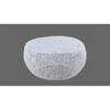 32" Aluminum Round Coffee Table with Sleek Modern Design and Durable Frame for Living Room - 3 of 4