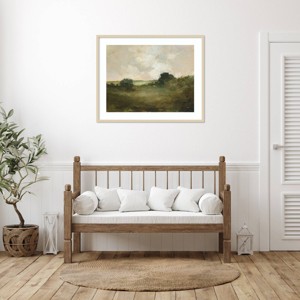 Amanti Art Country View by Julia Purinton Wood Framed Wall Art Print - 1 of 4