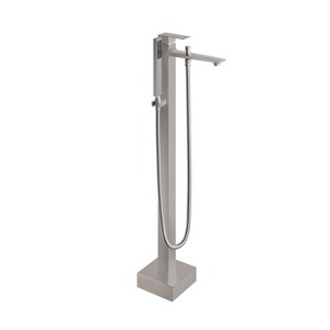 CASAINC 1-Handle Floor Mount Freestanding Tub Faucet with Handheld Shower in Brushed Gold - 1 of 1
