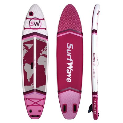 VYNXARIA Inflatable Stand Up Paddle Board 11'*34"*6" With Accessories,Rose