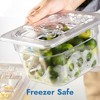 Aoibox Commercial Spice Rack Set with NSF Certified Polycarbonate Organizer Shelf, 3 Pans & 3 Ladles, Countertop Holder for Seasoning, Freezer Safe - 2 of 4