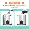 GOTGELIF Baby Safety Gate with Pet Door 29.5" to 48.4" Wide - Auto Close - Pressure Mount - Cat Door - 3 of 4