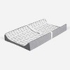 Bacati - Love Gray/Silver Diamond Changing Pad Cover - 2 of 4