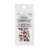 Crystal Lane DIY 72pcs SS30 (6.5mm) Red Siam Glass Round Flat Back Rhinestones - 2 of 4