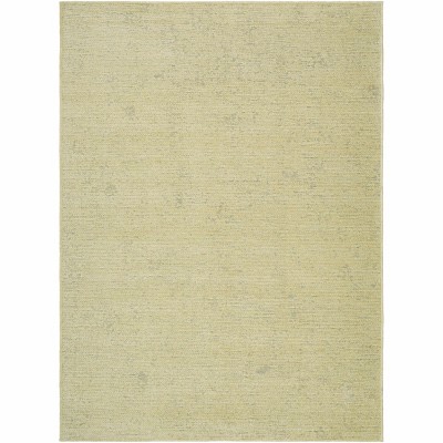 Hauteloom Isako Solid Lime Washable Area Rug