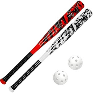 Ortiz34 2 Pack Bat & Ball Set - Graffiti Plastic Bat & Ball Homerun Set- David Ortiz Backyard Baseball Set for Youth, Kids, Teenagers, Adults - 1 of 4