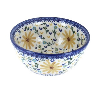 Blue Rose Polish Pottery WR Unikat Cereal Bowl - 1 of 1