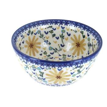 Blue Rose Polish Pottery WR Unikat Cereal Bowl