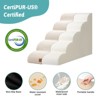 PetSafe Curved Dog Stairs – Foam Ramp for Small Pets, Non-Slip Ladder for Bed & Sofa with Waterproof Cover - 4 of 4