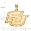 Black Bow Jewelry 14k Yellow Gold Southern Jaguars NCAA Large Pendant - 3 of 4