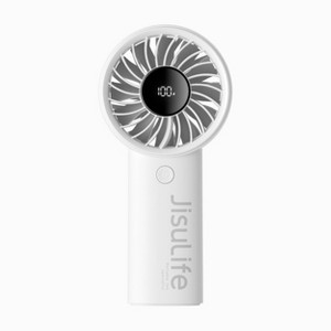 JISULIFE 3600mAh Portable Pocket Fan Life 4 Gray - 1 of 4