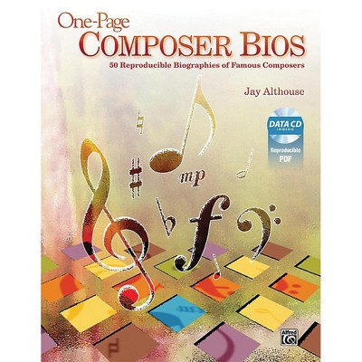 Alfred One-Page Composer Bios Book & Data CD