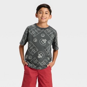 Boys' Short Sleeve Relaxed Fit T-Shirt - Cat & Jack™ - 1 of 3