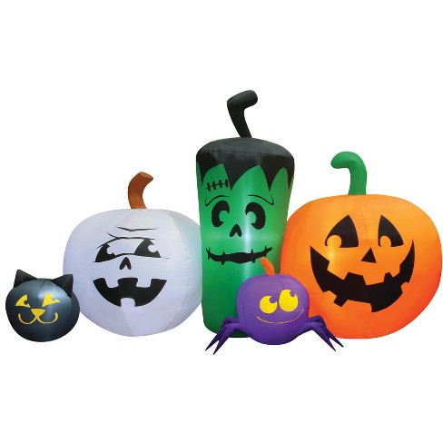 Download Occasions 6 Inflatable Monster Pumpkin Patch 3 5 Ft Tall Multicolored Target