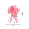 Unique Bargains Christmas Wedding Car Basket Gift Wrapping Big Pull Bow 5 Pcs - 2 of 4