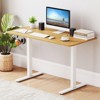 Costway Electric Standing Desk Frame with LED Display Memory Positions for 40”-48” Desktop White/Black - 4 of 4