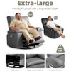 Oversized Recliner Chair,PU Leather Large Manual Recliner for Adults,Ultimate Comfort Lazy Chair with 1.5X Sponge Filling & Easy Recline Mechanism - 2 of 4