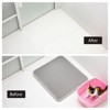 Cat litter mat with enhanced filtration to prevent litter from being spread outside, double-layer cat litter mat for cleanup and litter control. - 3 of 4