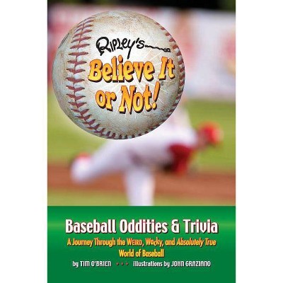 Ripley's Believe It or Not! Baseball Oddities & Trivia - by  Tim O'Brien (Paperback)