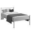 Tangkula Twin Size Bed Frame Platform Mattress Foundation with Headboard & Footboard Black/Silver - 4 of 4