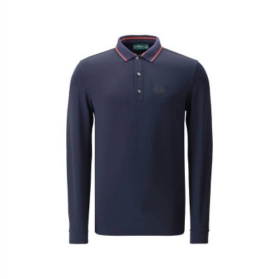 Men's 's Annuncio Long Sleeve Thermal Polo - Chervò USA L