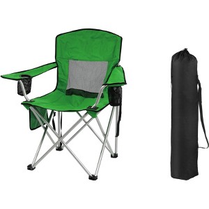 Gulches Portable Folding Camping Chair - Outdoor Chair with Armrests, Cup Holder & Carrying Bag for Camping, Beach & More - 1 of 3