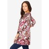 Jessica London Women's Plus Size Stretch Knit Swing Tunic - 4 of 4