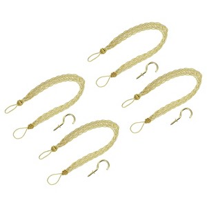 Unique Bargains Hand Woven Decorative Braided Curtain Tiebacks - 1 of 4
