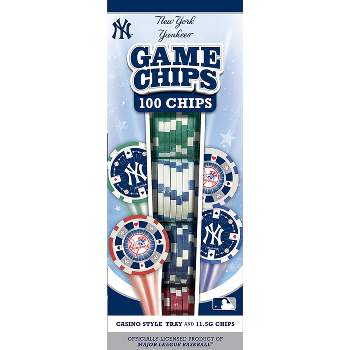 MasterPieces Casino Style 100 Piece Poker Chip Set - MLB New York Yankees
