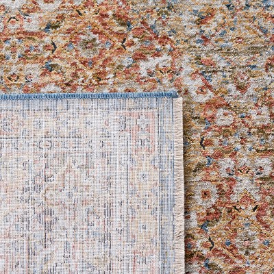 Safavieh Classic Square Blue Synthetic Easy Care Area Rug
