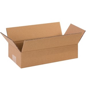 Box Partners Long Corrugated Boxes 12" x 6" x 3" Kraft 25/Bundle 1263 - 1 of 4