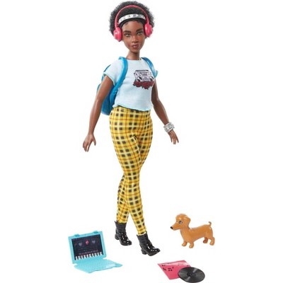 Barbie Brooklyn Roberts Doll Wearing Dance Outfit with Leg Warmers, Plus  Kitten (Target Exclusive)