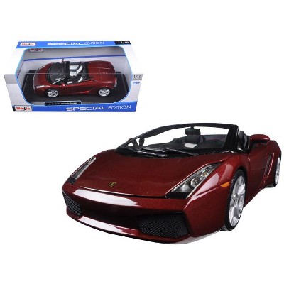 Lamborghini Gallardo Spyder Burgundy 1/18 Diecast Model Car by Maisto