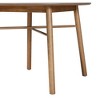 Baxton Studio Denmark Mid-Century Modern French Oak Brown Finished Rubberwood Dining Table - 4 of 4