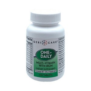 Geri Care Multi-Vitamins With Iron Tablets, 100 Count - 1 of 4