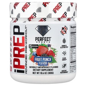 PERFECT Sports iPrep, Advanced Pre-Workout, Fruit Punch, 10.6 oz (300 g) - 1 of 4
