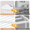Twin Daybed with Pop Up Trundle & Headboard, Heavy Duty Metal Daybed Frame for Living Room Guest Room Apartment - 4 of 4